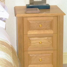 oak bedside table